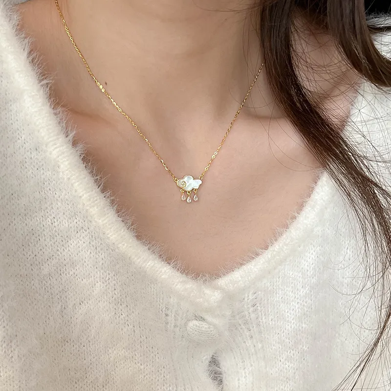 J&KINGLAY S925 Silver Necklaces Women's-4