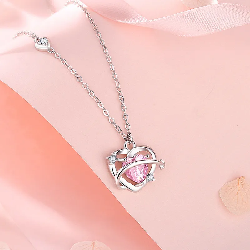 J&KINGLAY S925 Silver Necklaces Women's-2