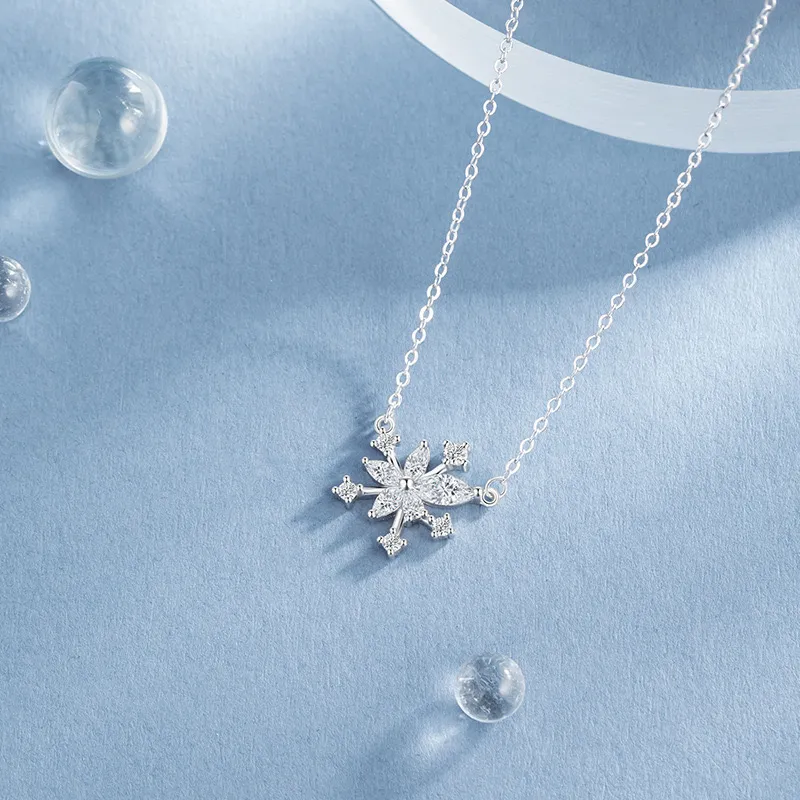 J&KINGLAY S925 Silver Necklaces Women's-3