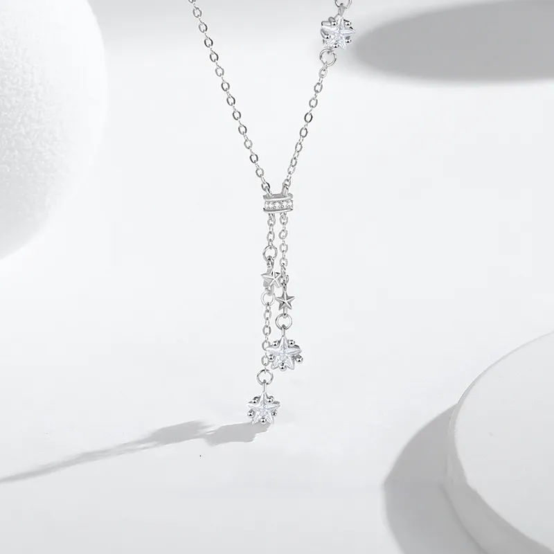 J&KINGLAY S925 Silver Necklaces Women's-4