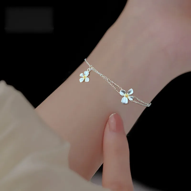 J&KINGLAY S925 Silver Bracelets Women's-1