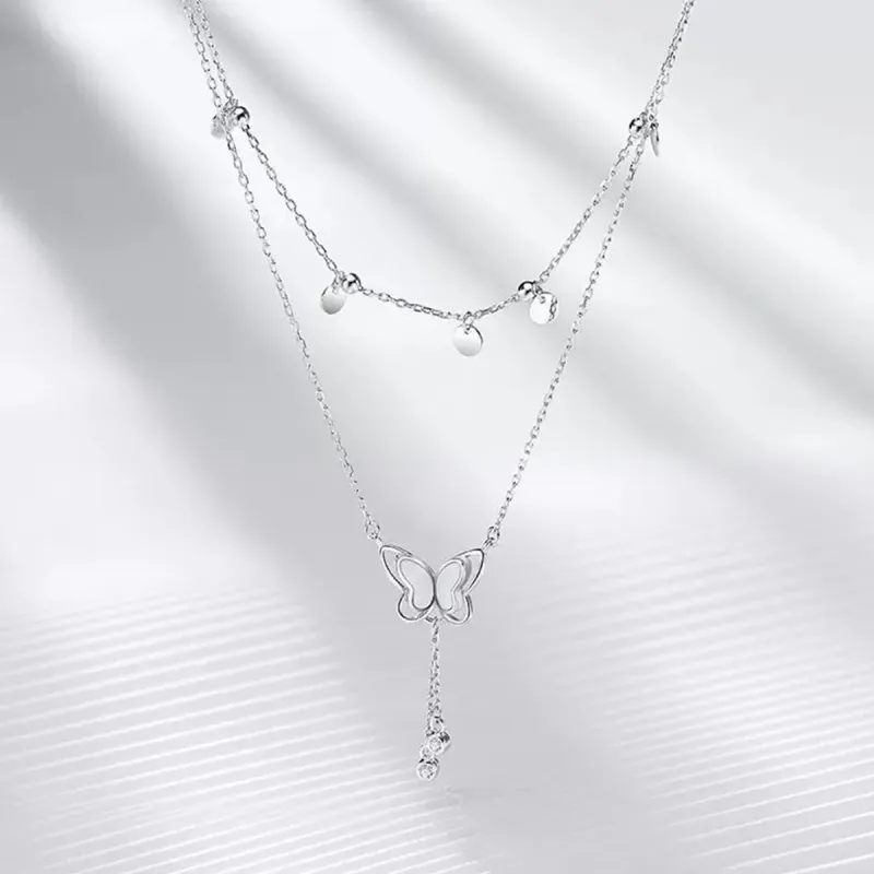 J&KINGLAY S925 Silver Necklaces Women's-1