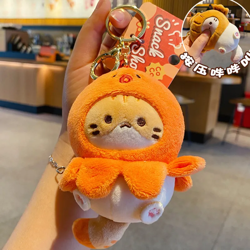 J&KINGLAY Plush Keychains Unisex-5