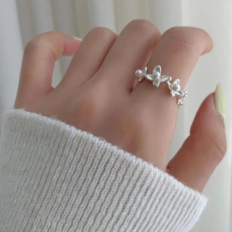 J&KINGLAY S925 Silver Rings Women's-6