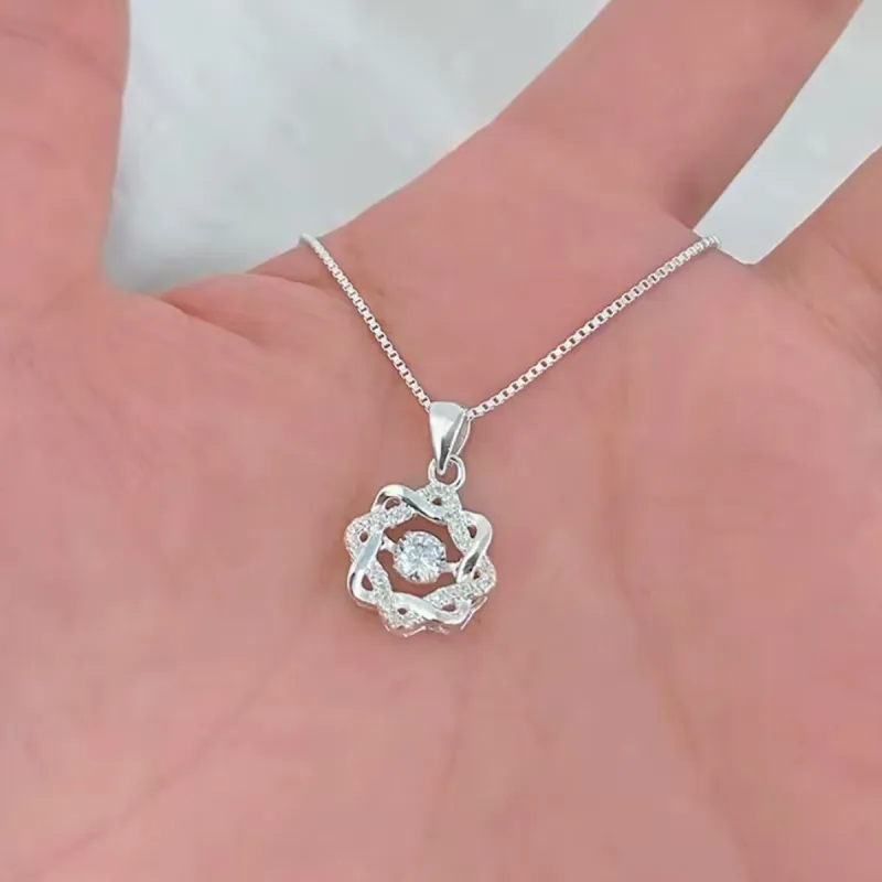 J&KINGLAY S925 Silver Necklaces Women's-5