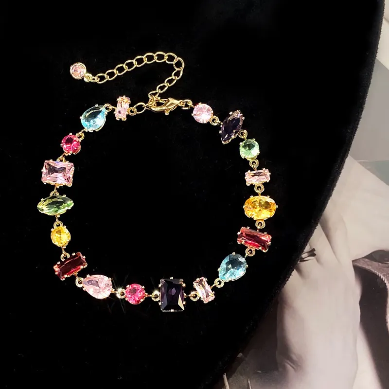 J&KINGLAY Zircon Bracelets Women's-7
