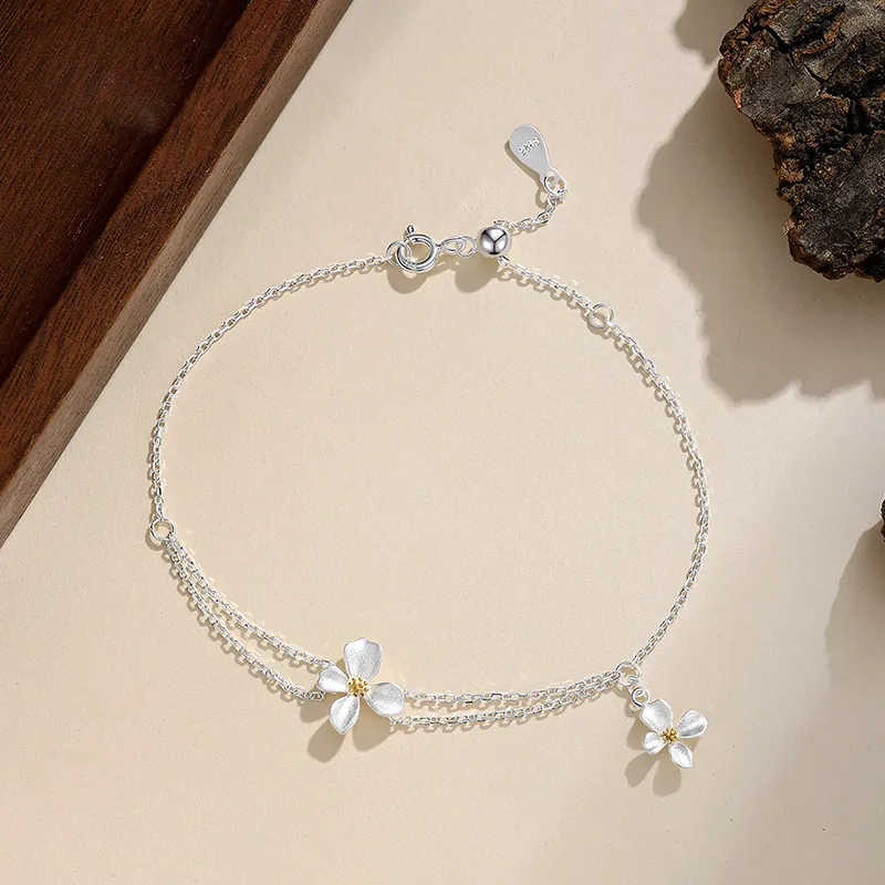 J&KINGLAY S925 Silver Bracelets Women's-4