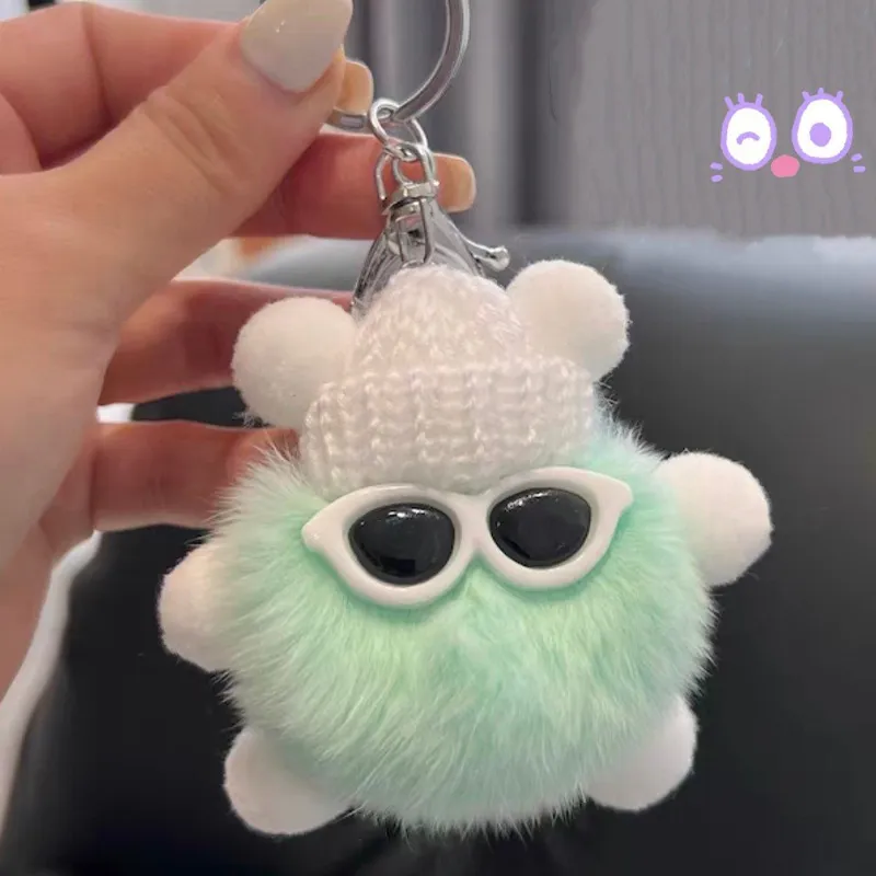 J&KINGLAY Plush Keychains Unisex-11