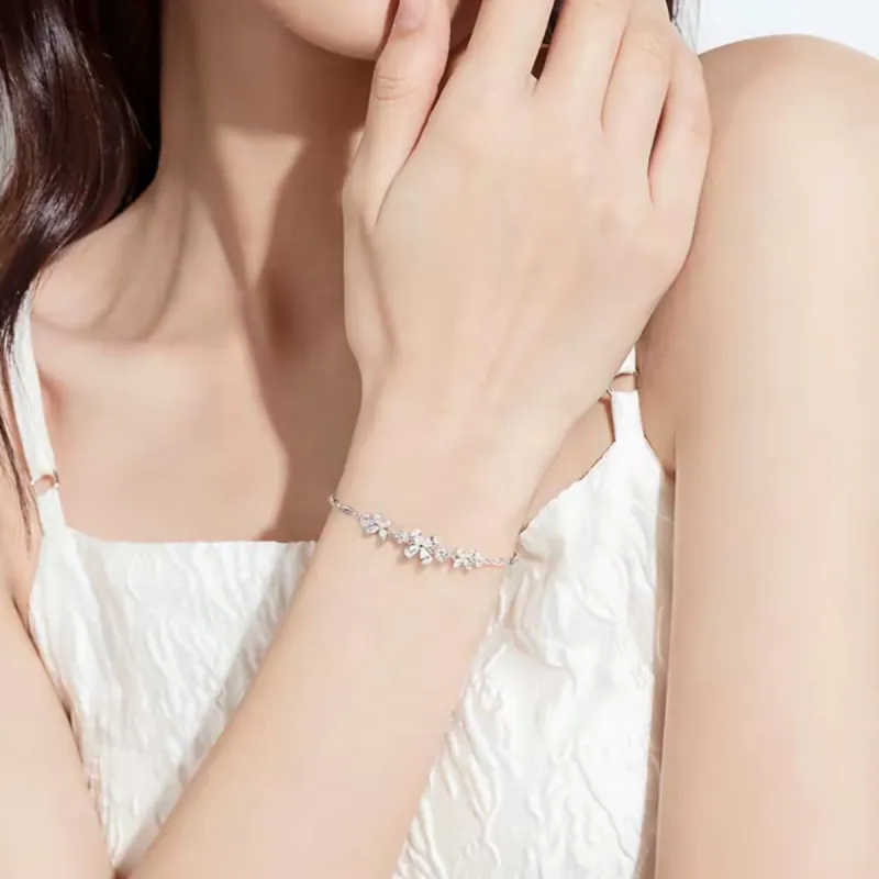 J&KINGLAY S925 Silver Bracelets Women's-1