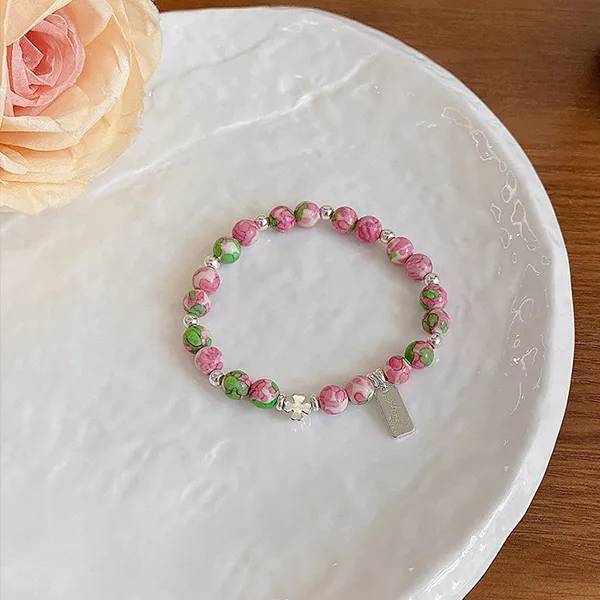 J&KINGLAY Artificial Pebbles Bracelets Unisex-8