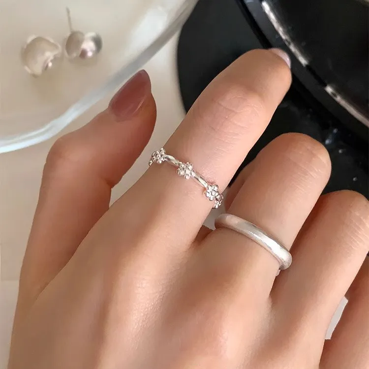 J&KINGLAY S925 Silver Rings Women's-4
