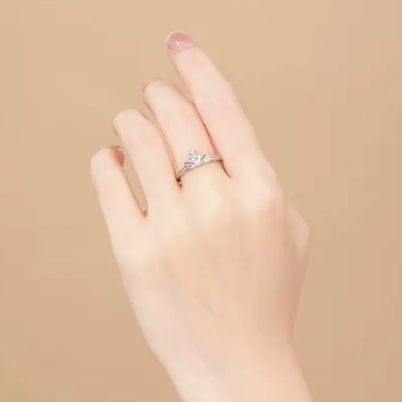 J&KINGLAY S925 Silver Rings Women's-6