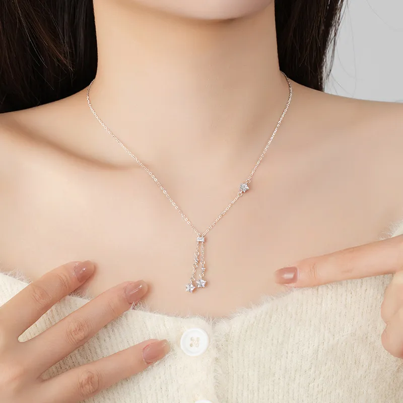 J&KINGLAY S925 Silver Necklaces Women's-1