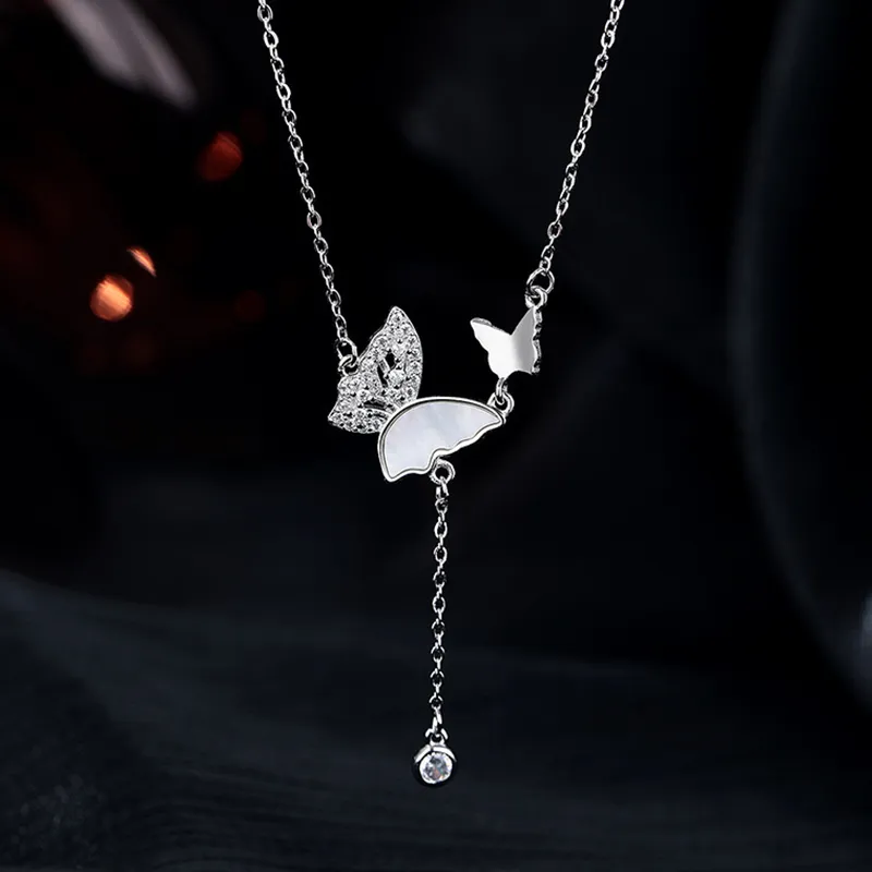 J&KINGLAY S925 Silver Necklaces Women's-4