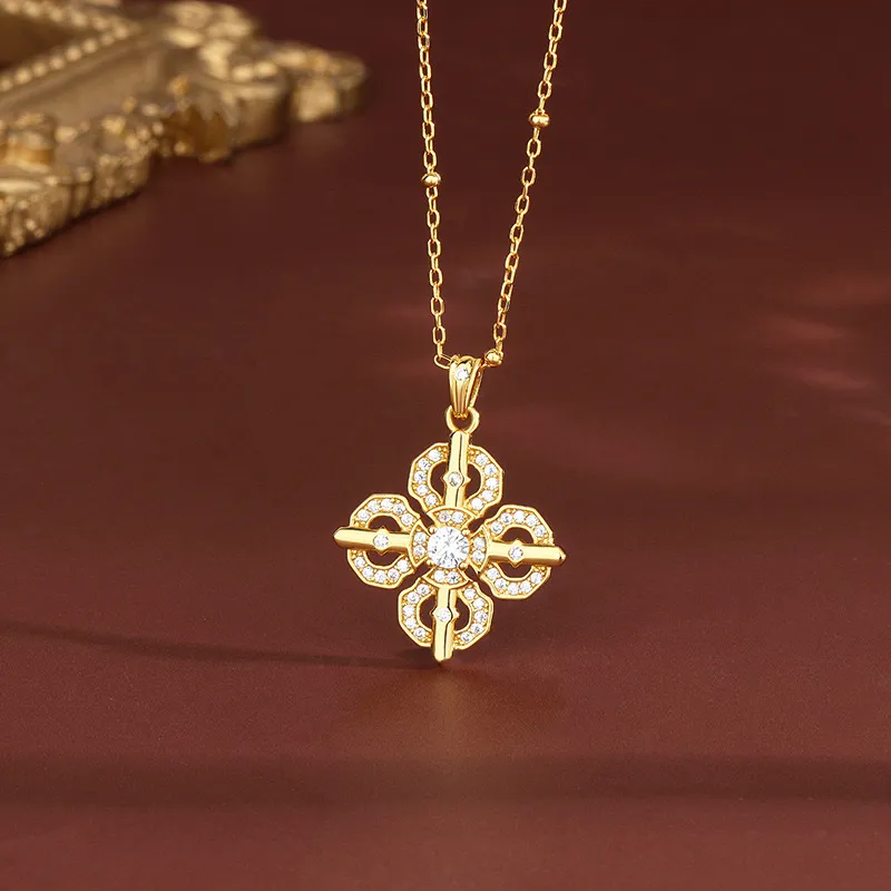 J&KINGLAY S925 Silver Necklaces Women's-2