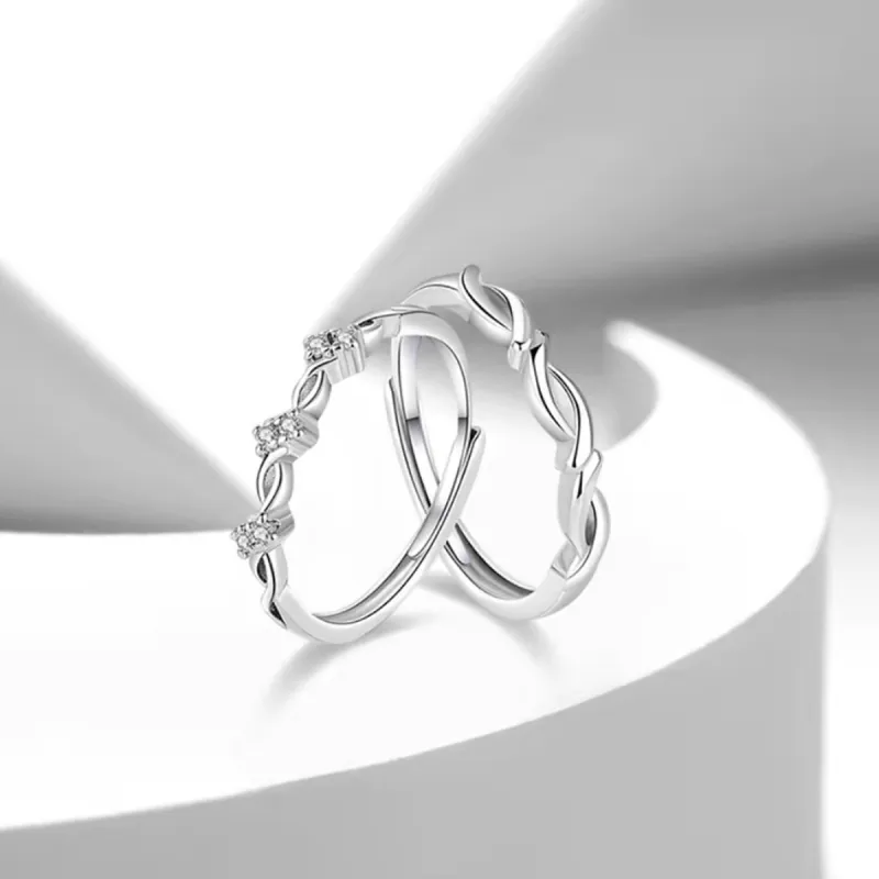 J&KINGLAY S925 Silver Rings Women's-10