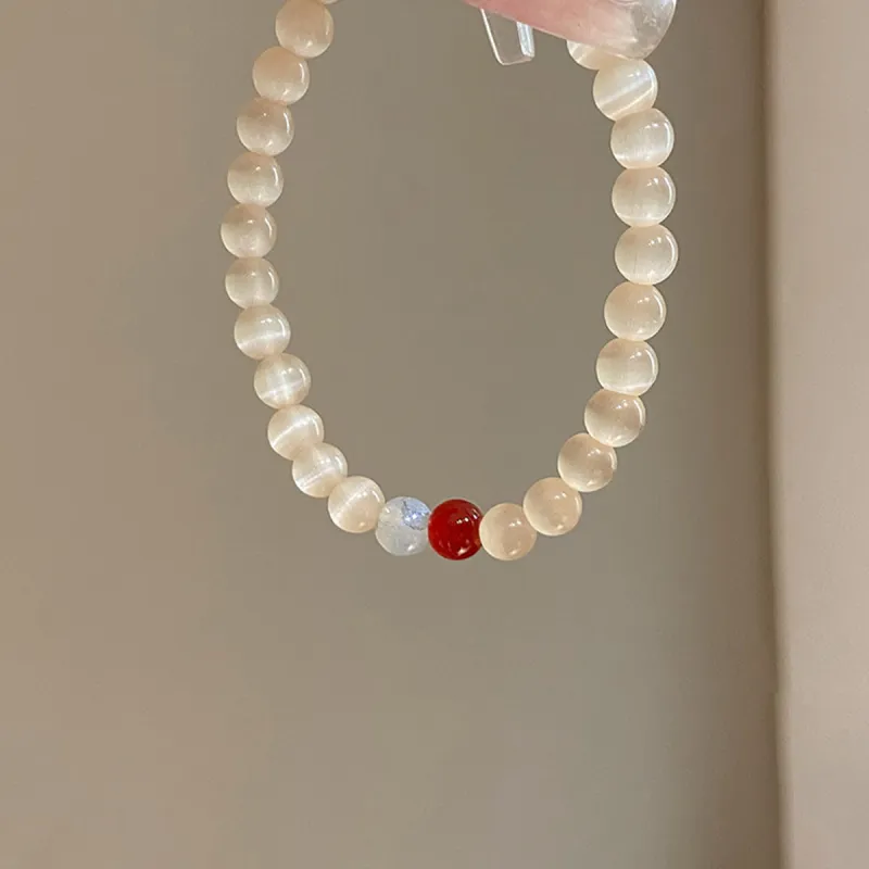 J&KINGLAY Glass Cat Eye Bracelets Women's-4