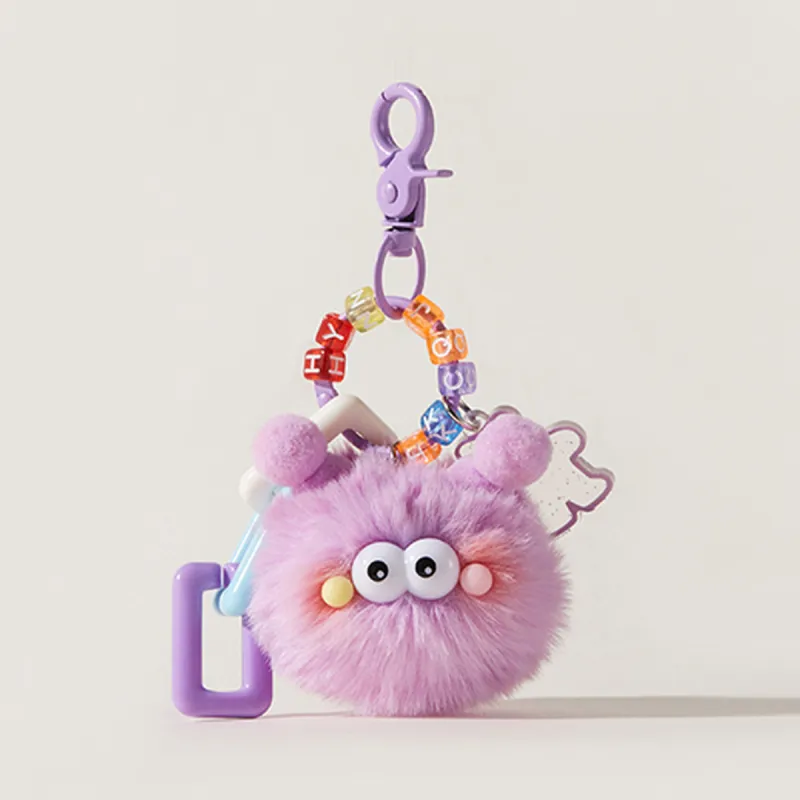 J&KINGLAY Plush Keychains Unisex-14