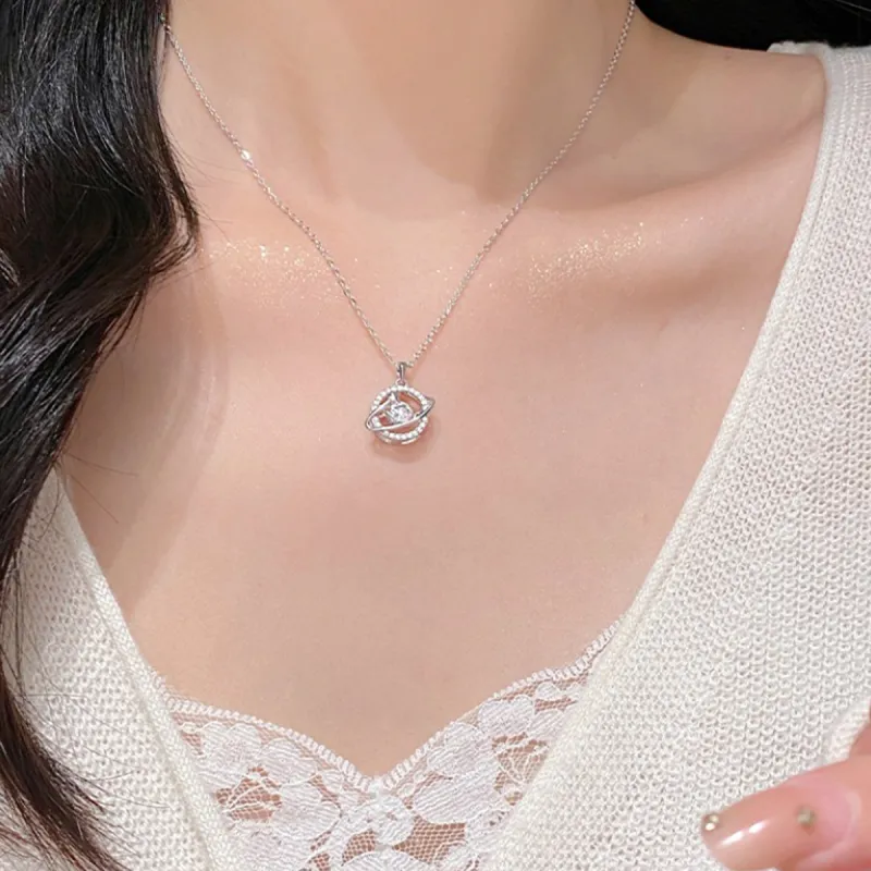 J&KINGLAY S925 Silver Necklaces Women's-5