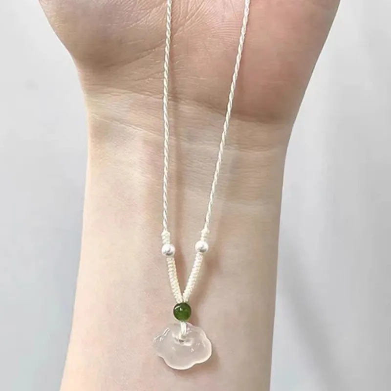 J&KINGLAY Chalcedony Necklaces Women's-3