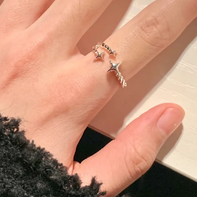 J&KINGLAY S925 Silver Rings Unisex-3
