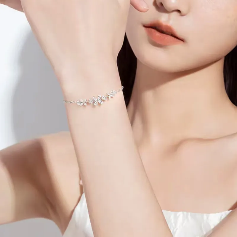 J&KINGLAY S925 Silver Bracelets Women's-4