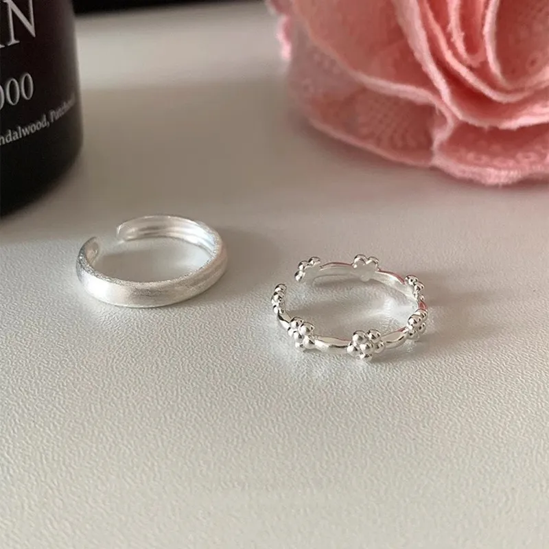 J&KINGLAY S925 Silver Rings Women's-5