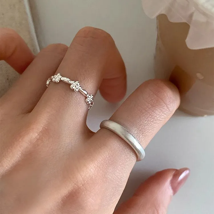 J&KINGLAY S925 Silver Rings Women's-8