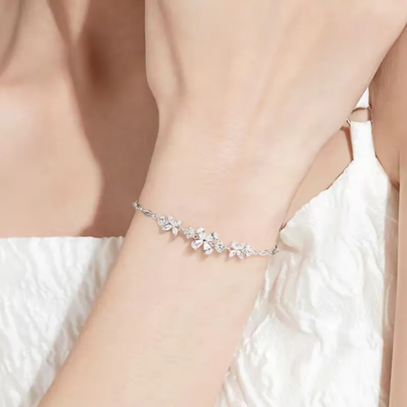 J&KINGLAY S925 Silver Bracelets Women's-3