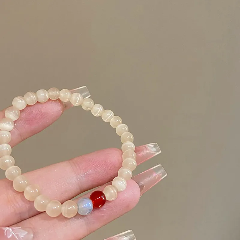 J&KINGLAY Glass Cat Eye Bracelets Women's-2