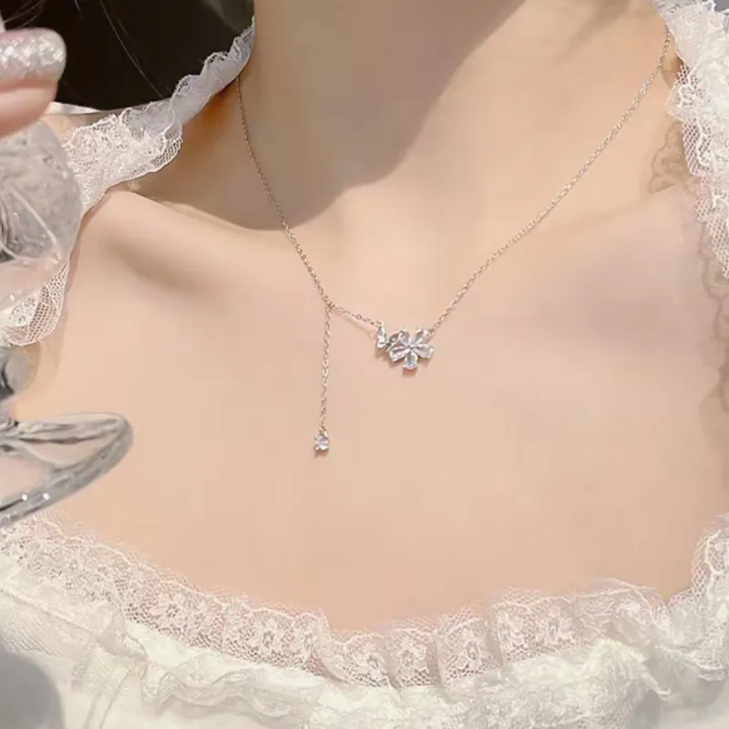 J&KINGLAY S925 Silver Necklaces Women's-2