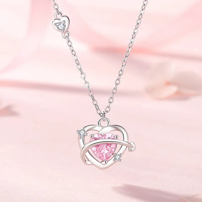 J&KINGLAY S925 Silver Necklaces Women's-3