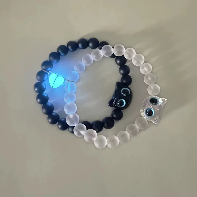 J&KINGLAY Glass Bracelets Unisex-2