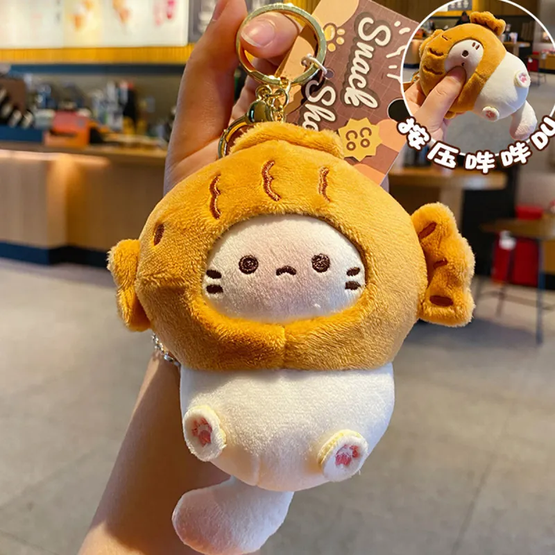 J&KINGLAY Plush Keychains Unisex-1