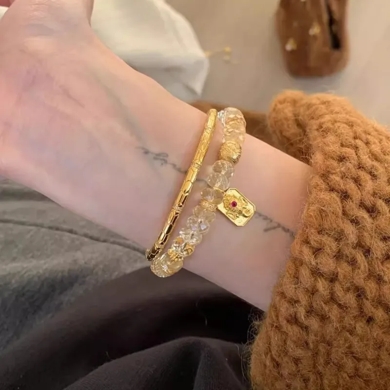 J&KINGLAY Crystal Bracelets Unisex-2