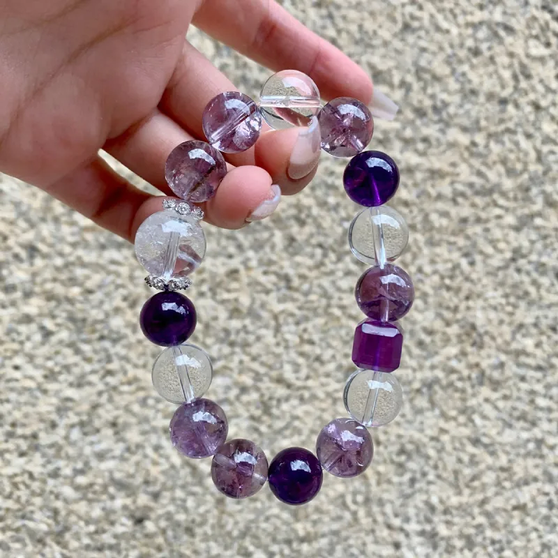 J&KINGLAY Crystal Bracelets Women's-3