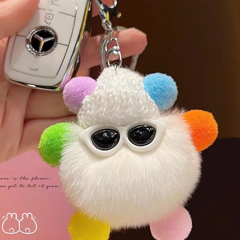 J&KINGLAY Plush Keychains Unisex-7