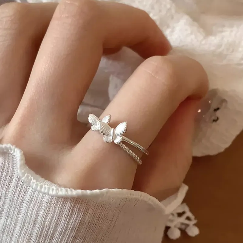 J&KINGLAY S925 Silver Rings Women's-2