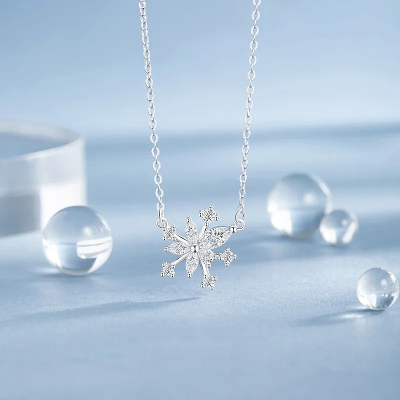 J&KINGLAY S925 Silver Necklaces Women's-4
