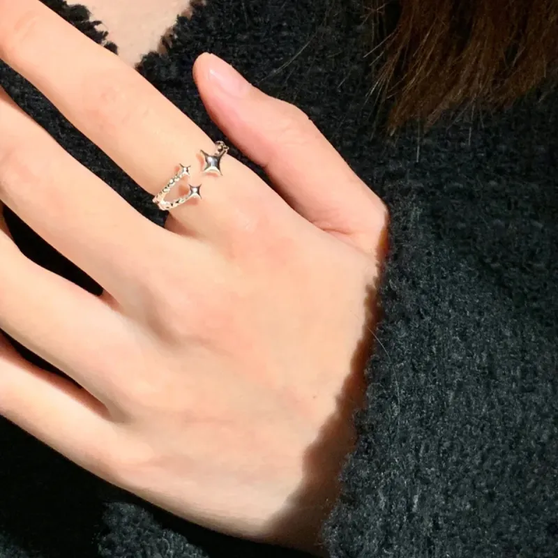 J&KINGLAY S925 Silver Rings Unisex-1