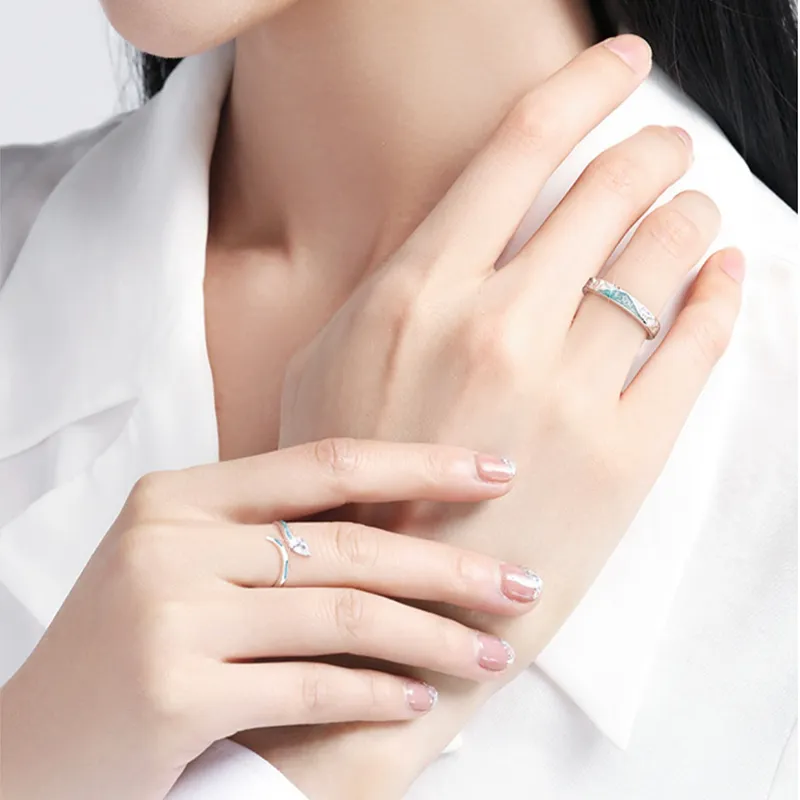 J&KINGLAY S925 Silver Rings Unisex-2