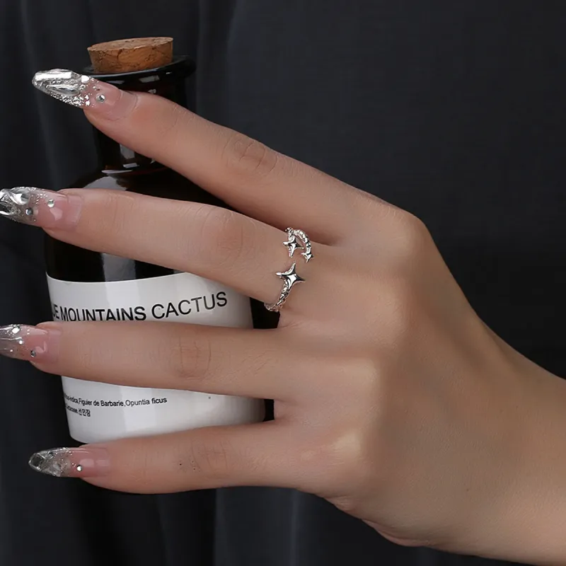 J&KINGLAY S925 Silver Rings Unisex-5