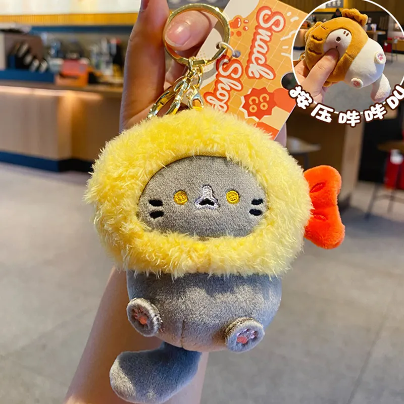 J&KINGLAY Plush Keychains Unisex-7