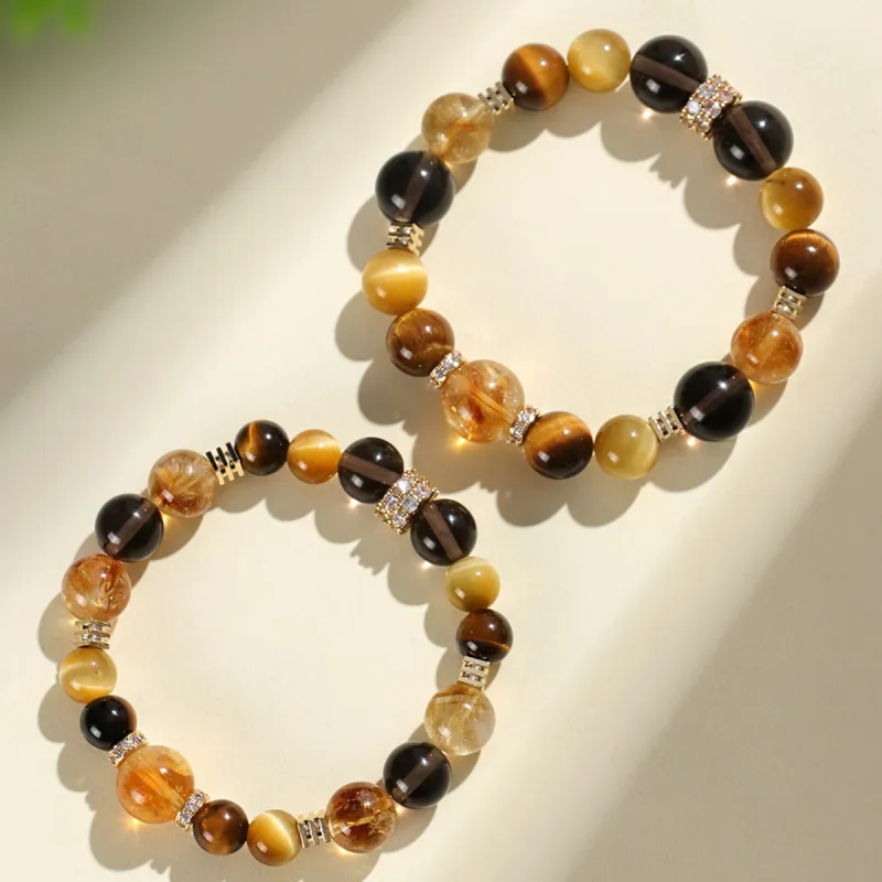 J&KINGLAY Crystal Bracelets Unisex-1