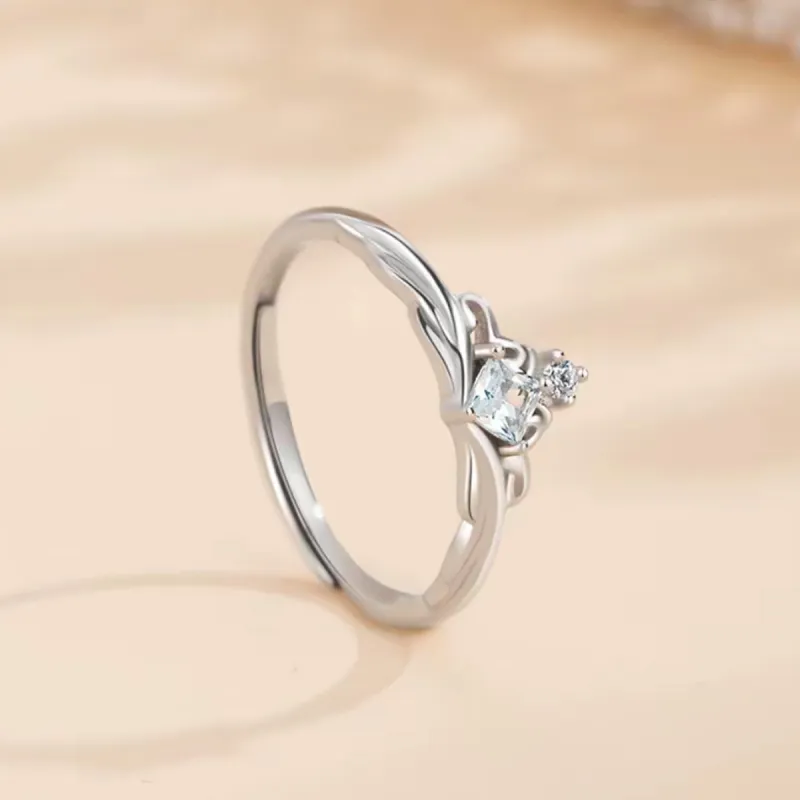 J&KINGLAY S925 Silver Rings Women's-5
