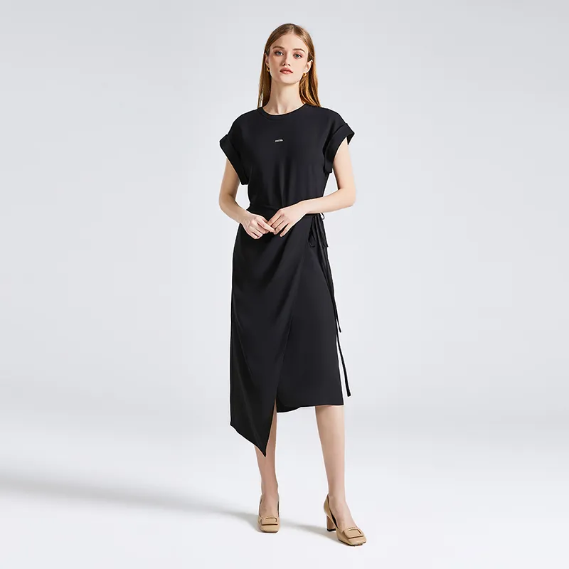 NINE WEST Short Sleeved Dresses Women's Black-3