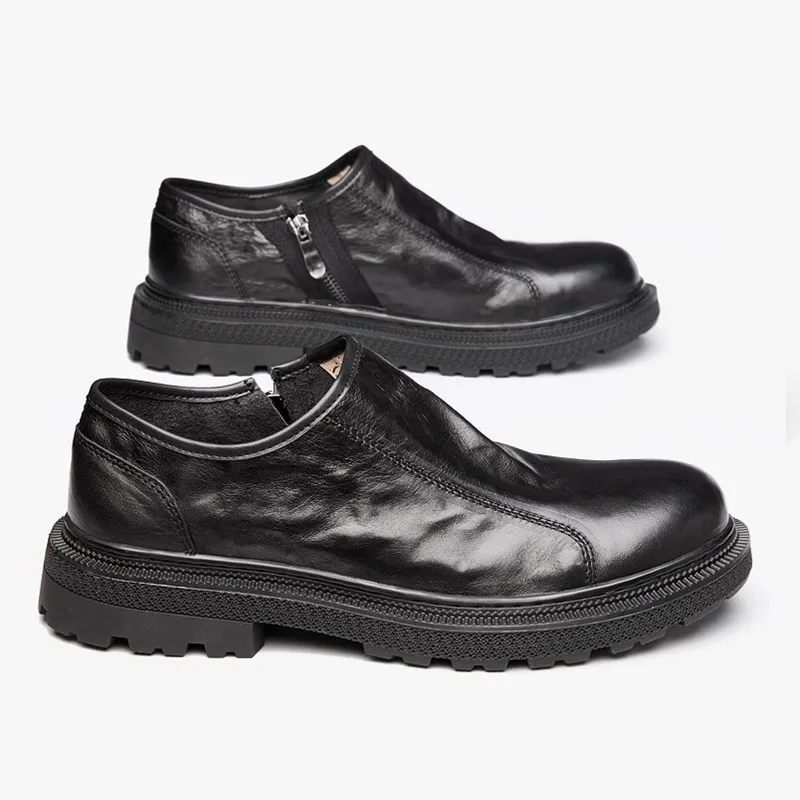 LEYGMENLG Men's Casual Shoes Men Low Top Coffee, Jasper-5