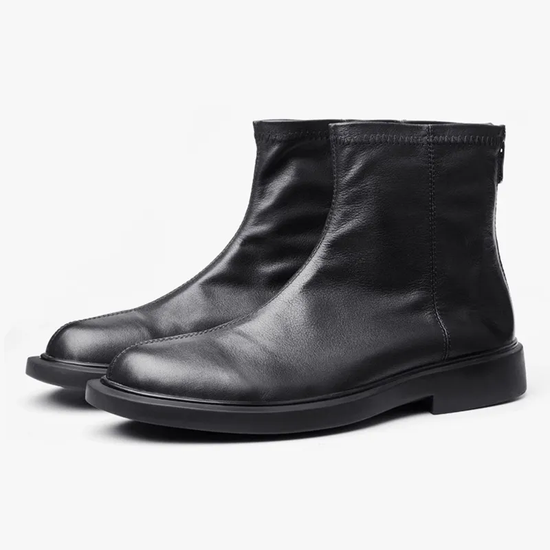 LEYGMENLG Ankle Boots Men's Black-2