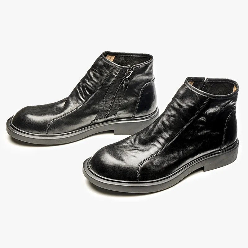 LEYGMENLG Ankle Boots Men's Black-2