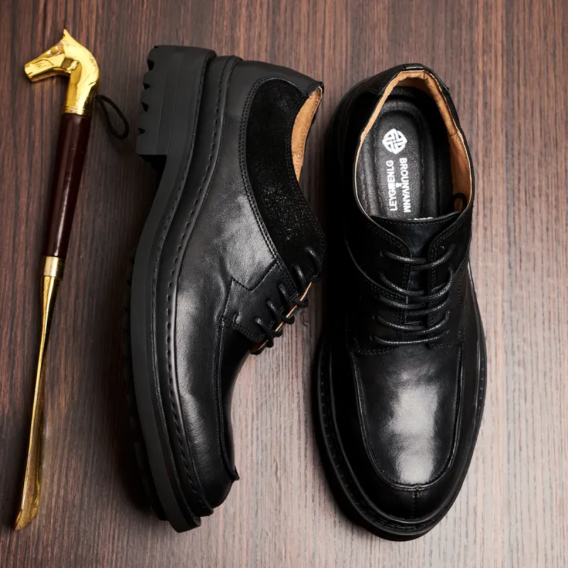 LEYGMENLG Casual Shoes Men's Black-3